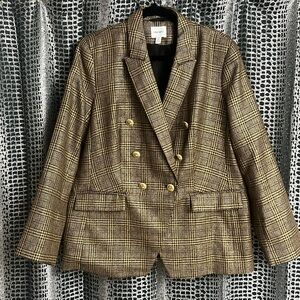 Nine West Blazer Plaids Size xl